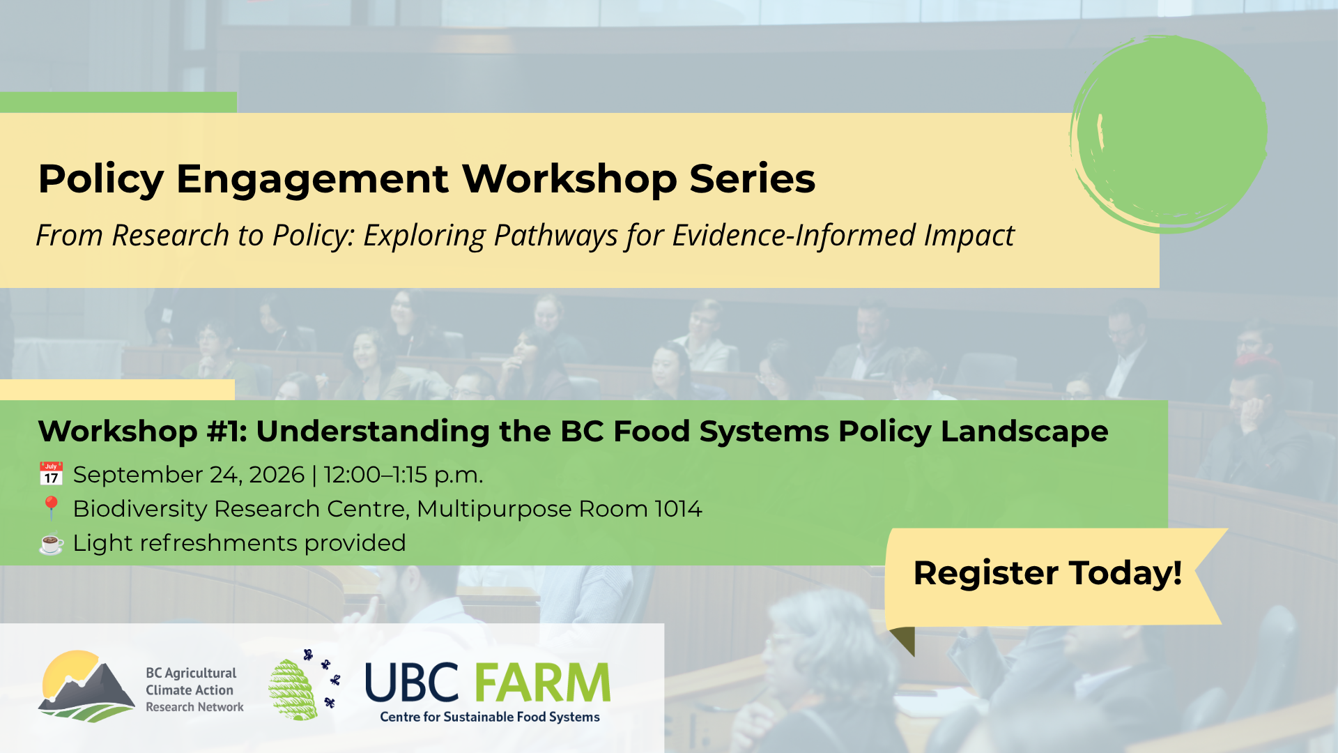 CSFS Policy Engagement Workshop Series